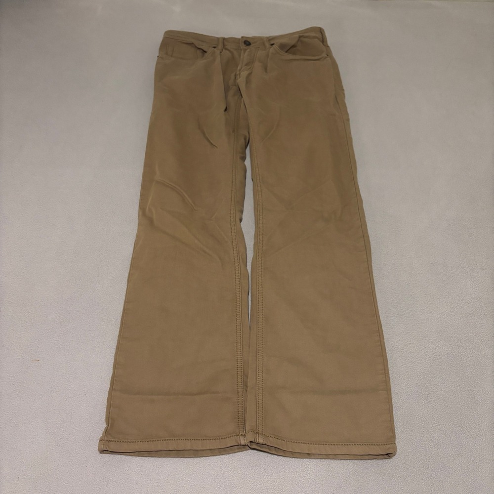 Buffalo‎ David Bitton Mens Fred-X Easy Fit Tan Khaki Pants 30x32 Straight Leg